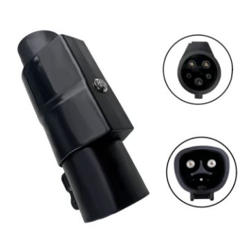 Tesla-TYPE1 EV Charging Station Adapter Conversion Head - Black - 1