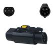 TYPE2-TYPE1 EV Charging Station Adapter - Black - 1