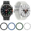 Samsung Galaxy Watch 7 44mm Blue Stainless Steel Bezel Ring Cover - 3