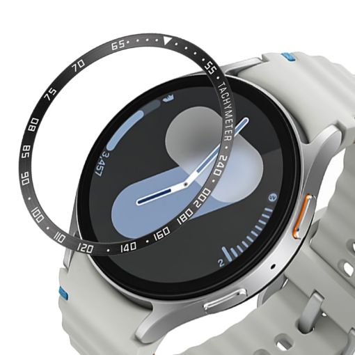 Samsung Galaxy Watch 7 44mm Style E Stainless Steel Bezel Ring Cover - 1
