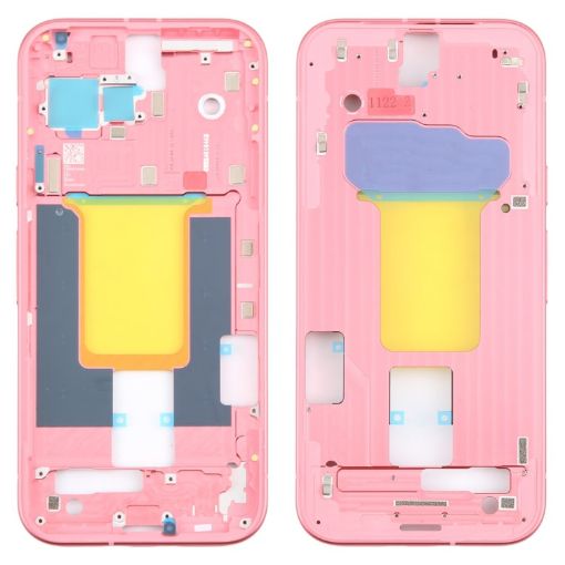 Google Pixel 9 Front Housing LCD Frame Bezel Plate - Red - 1