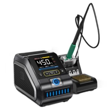 FNIRSI 200W Electric Soldering Iron Station - US Plug F210 Upgrade - 1