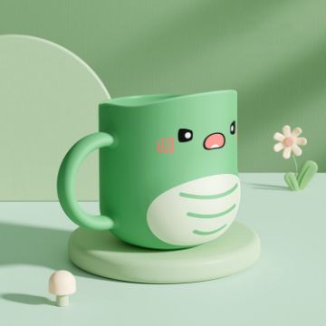Cute Cartoon Dinosaur Cup - Green - 1