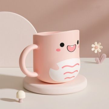 Cute Cartoon Dinosaur Baby Cup - Pink - 1