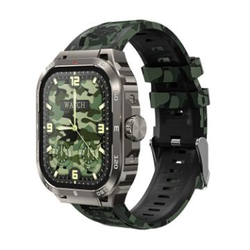 WK WH-03 2.01" Smart Watch with Bluetooth Calls - Camouflage - 1