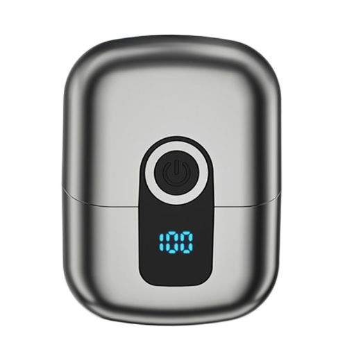 Double Ring Magnetic Electric Shaver Grey - 1