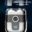 Double Ring Magnetic Electric Shaver Grey - 5
