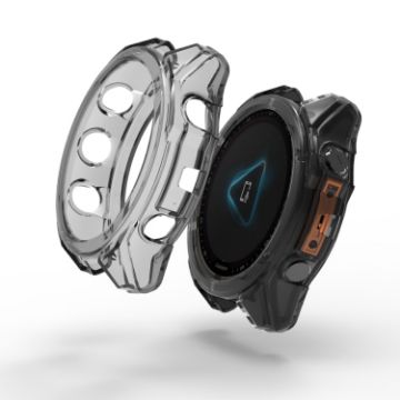 Garmin Fenix 8 AMOLED 47mm Protective Case - Transparent Black - 1