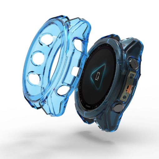 Garmin Fenix 8 AMOLED 51mm Protective Case - Transparent Blue - 1