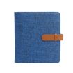 3" 288-Photo Cotton Linen Album - Dark Blue - 1