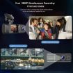 Dual Recording Front 1080+Internal 1080 HD Car Recorder - 4