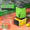 WK WP-U33 45W USB-C/Type-Cx2 GaN Fast Charger EU Plug Green - 3