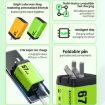 WK WP-U157 67W USB-C/Type-Cx2 Fast Charger - UK Plug Yellow - 5