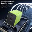 WK WP-U33 45W USB-C/Type-Cx2 GaN Fast Charger EU Plug Yellow - 4