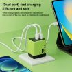 WK WP-U36 35W USB-C Fast Charger - UK Plug (Yellow) - 5