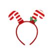 3D Cartoon Christmas Headband Double Crutches - Christmas Party Decor - 1