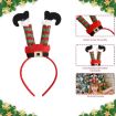 3D Cartoon Christmas Headband Double Crutches - Christmas Party Decor - 4