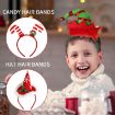 3D Cartoon Christmas Headband Double Crutches - Christmas Party Decor - 5