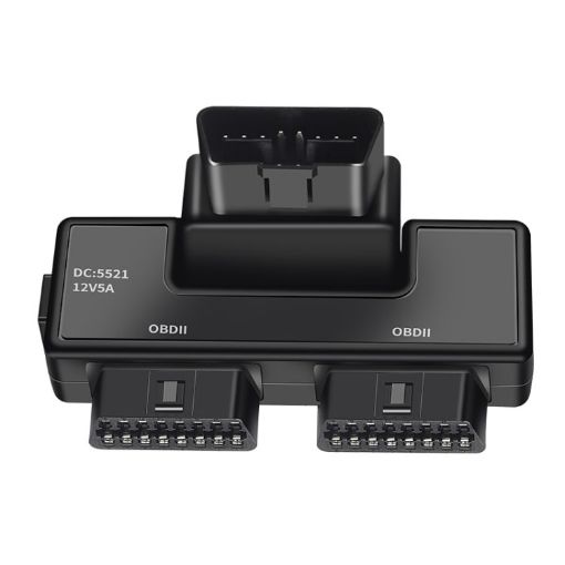 Universal OBD2 Automotive 16Pin Adapter - 1 To 2 - 1