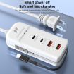 5 in 1 Smart Power Socket with 2 x PD 66W, 2 x USB Fast Charger (UK Plug) - 4