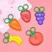 Cute Fruit & Vegetable Kids Scissors (Strawberry) - 2pcs/Pack - 2