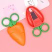 Cute Fruit & Vegetable Kids Scissors (Strawberry) - 2pcs/Pack - 4