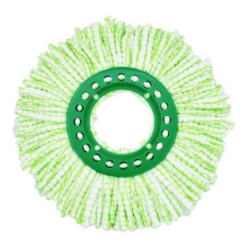 Libman Tornado Spin Mop Microfiber Mop Pad Replacement - Green - 1
