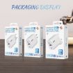120W USB Fast Charger UK Plug - White - 5