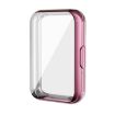 Samsung Galaxy Fit3 Pink Electroplated TPU Case with Screen Protection - 1