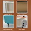 Retro Small TV Desktop Cell Phone Holder With Bluetooth Speaker (Brown) - 4