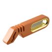 4 In 1 Knife Sharpener - Kitchen Quick Sharpening Tool (Orange) - 1