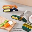 4 In 1 Knife Sharpener - Kitchen Quick Sharpening Tool (Orange) - 7