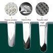 4 In 1 Knife Sharpener - Kitchen Quick Sharpening Tool (Green) - 6