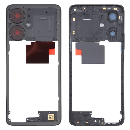 Xiaomi Poco M6 Middle Frame Bezel Plate - Black - 1