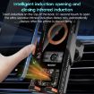 WEKOME WP-U208 15W Wireless Charging Car Holder (Grey) - 6