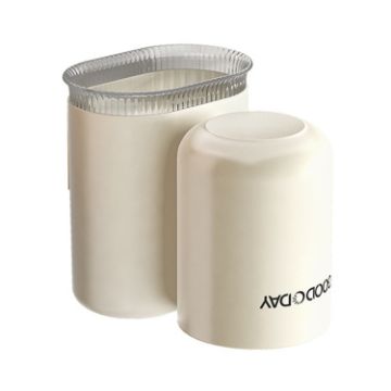 Wall Mounted Toothbrush Holder Storage Rack - Cream Color - 1