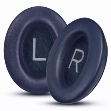 BOSE QC45 Headphone Sponge Earmuff Leather Cover - Navy Blue - 1