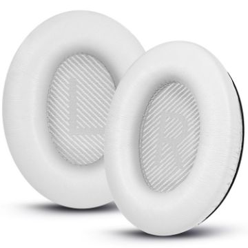 BOSE QC45 Headphone Sponge Earmuff Leather Cover - White - 1