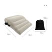 Inflatable Lumbar Pillow Portable Travel Flocking Chair Back Support - 6