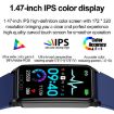 Smart Healthy Sports Bracelet - Uric Acid Blood Lipid Monitoring (Blue) - 3