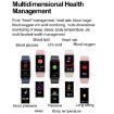Smart Healthy Sports Bracelet - Uric Acid Blood Lipid Monitoring (Blue) - 5