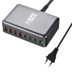 YMX-320W GaN 320W USB x 4 Fast Charger EU Plug Grey - 1