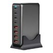 YMX-320W GaN 320W USB x 4 Fast Charger EU Plug Grey - 3
