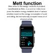 Smart Watch Ring ECG Temperature Heart Rate Blood Pressure Brown Leather - 7