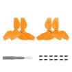 Sunnylife 2016S Drone 3-Blade Propeller - 2 Pairs (Orange) - 1
