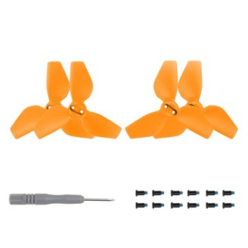 Sunnylife 2016S Drone 3-Blade Propeller - 2 Pairs (Orange) - 1