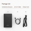 ORICO 3599U3 USB3.0 Hard-Drive Enclosure, US Plug (Black) - 4