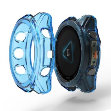 Garmin Fenix 8 AMOLED 43mm Transparent TPU Frame Case (Blue) - 1
