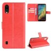 ZTE Blade A5 2020 Retro Crazy Horse Texture Leather Case (Red) - 9