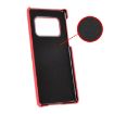 Shockproof Grey Case for Sharp Aquos R6 SH-51B - Litchi Texture PC + PU - 4